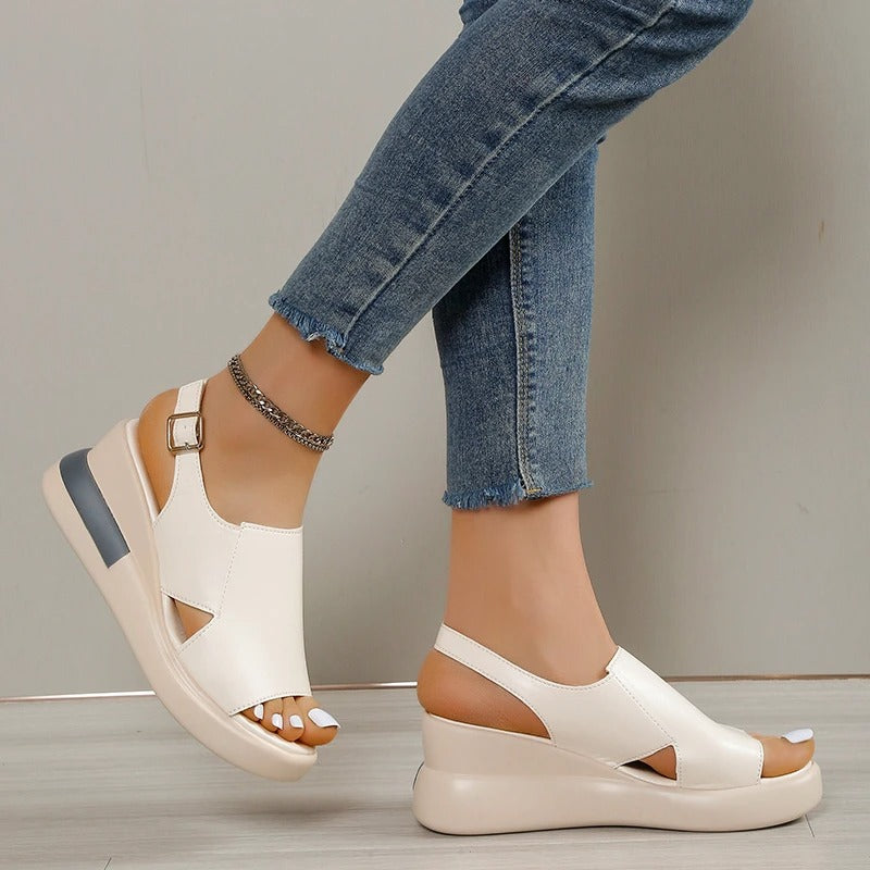 women's summer wedge sandals - MRSLM