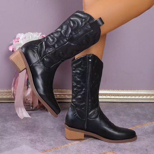 Pointed toe western boots, view 3 - MRSLM