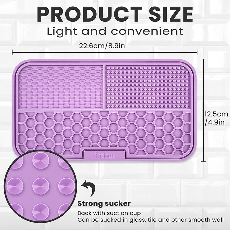 Pet slow feeding silicone placemat, view 12 - MRSLM
