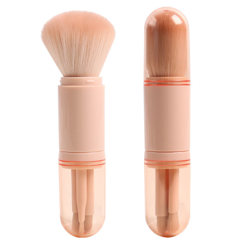 telescopic 4 in 1 makeup brushes set, view 7 - MRSLM