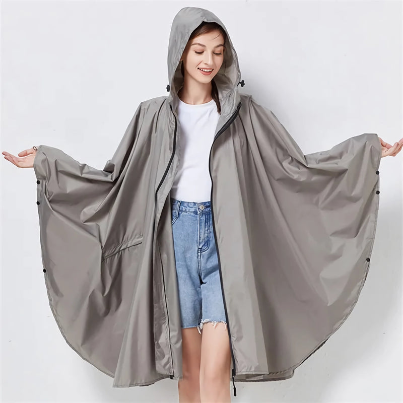 Wasserdichter Regenponcho für Damen und Herren