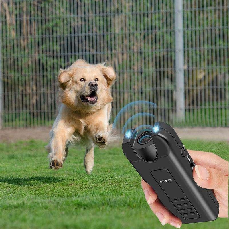 ultrasonic dog trainer with LED flashlight - MRSLM