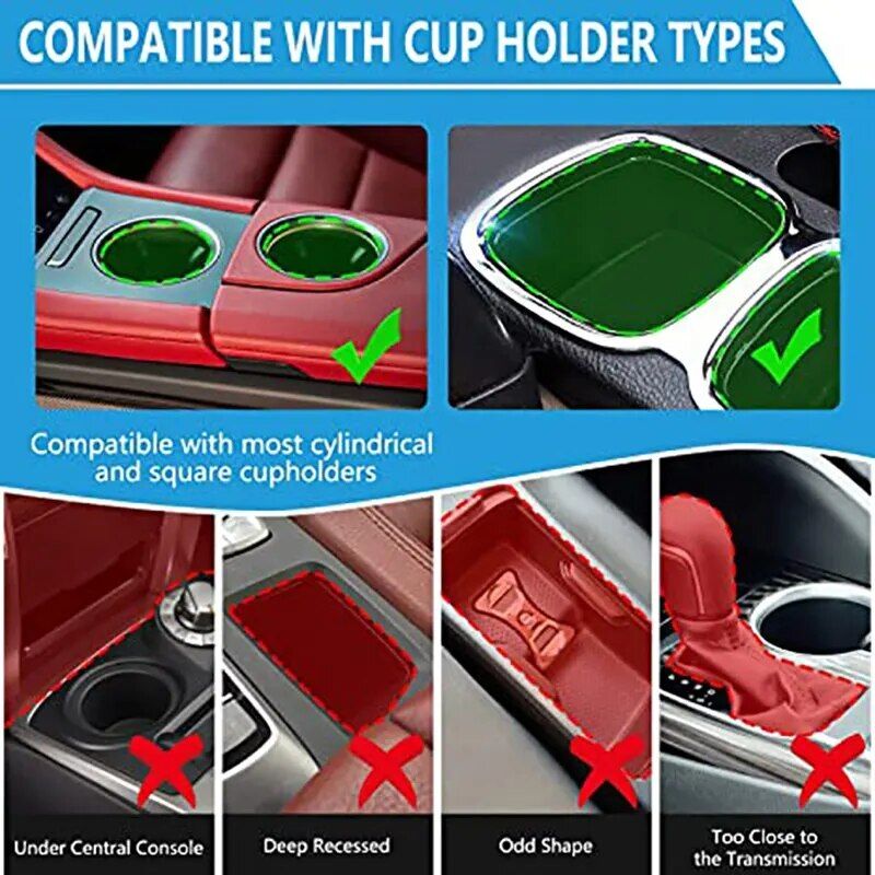 Universal Car Cup Holder Expander