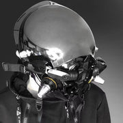 Sci-fi mechanical role playing mask, view 2 - MRSLM