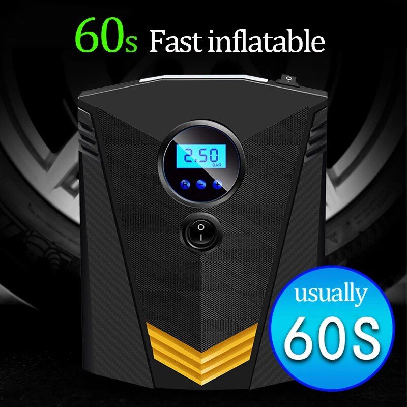 digital car tire inflator, view 6 - MRSLM