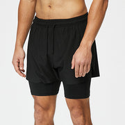 double-layer running shorts, view 4 - MRSLM