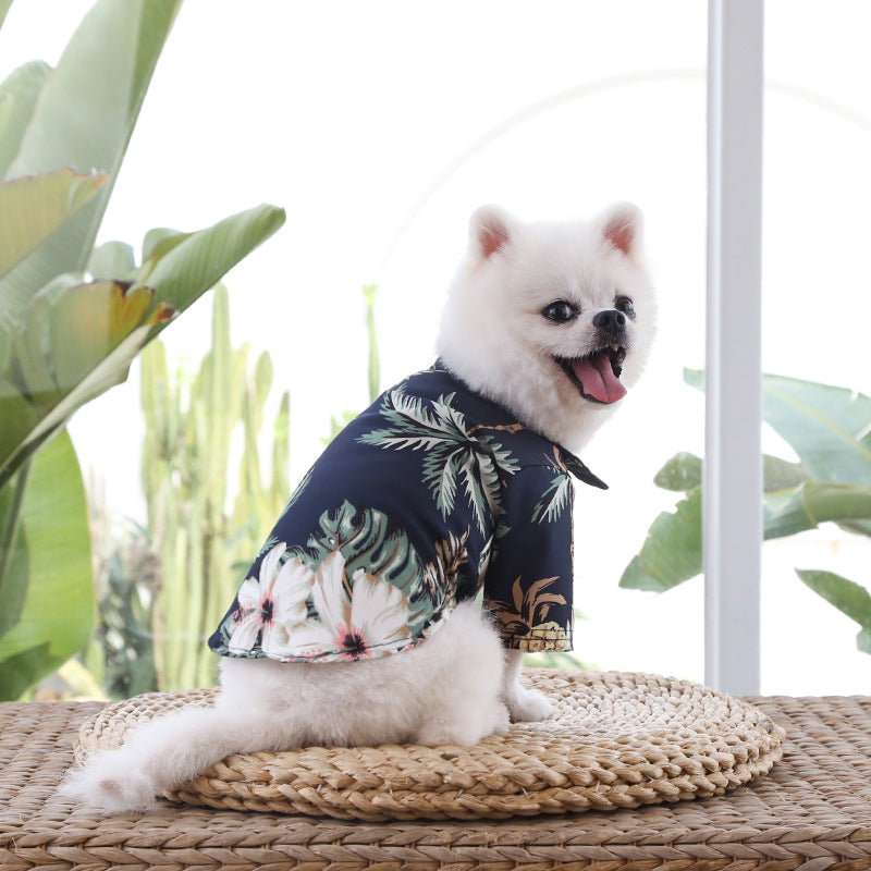 hawaiian style dog shirt, view 6 - MRSLM