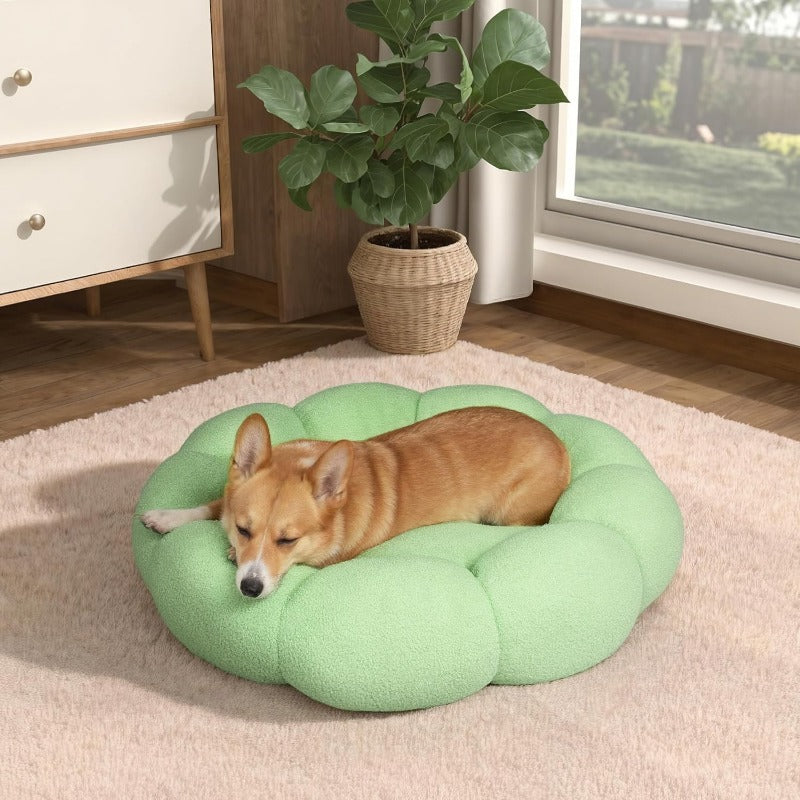 calming flower dog bed, view 9 - MRSLM