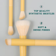 9-piece makeup brush set, view 4 - MRSLM