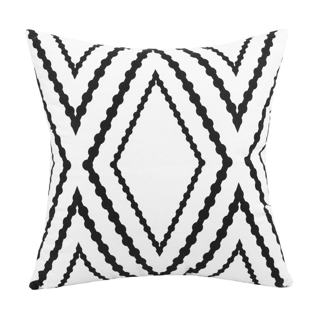 Boho Waterproof Geometric Throw Pillow Covers for Outdoor and Indoor Use