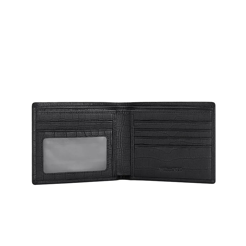 Men's leather wallet with RFID protection, view 6 - MRSLM