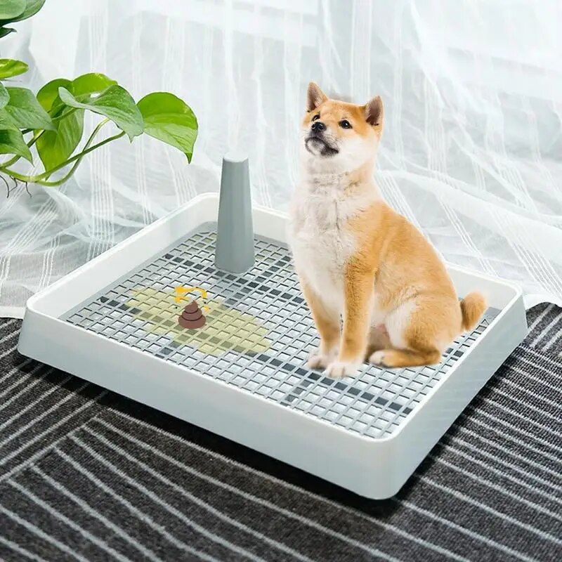 compact indoor puppy potty tray, view 5 - MRSLM