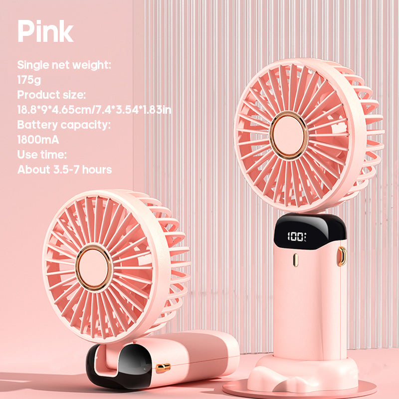 Portable USB Handheld Mini Fan with Phone Stand