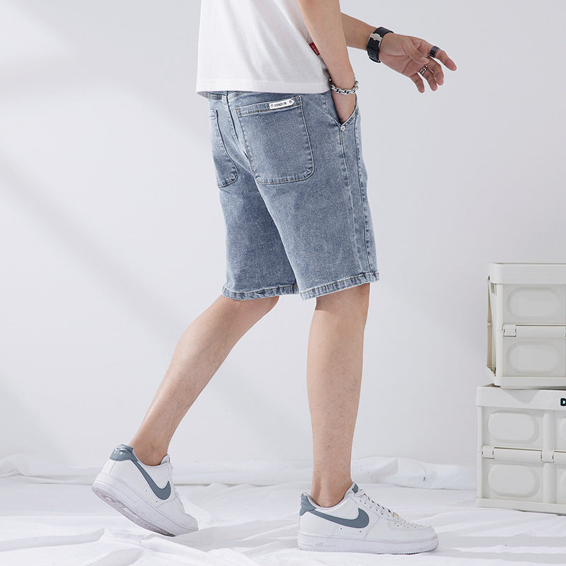 New Loose Straight Elastic Capri Pants