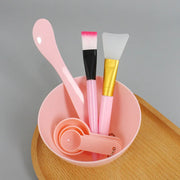 7-piece facial mask bowl and brush set, view 2 - MRSLM