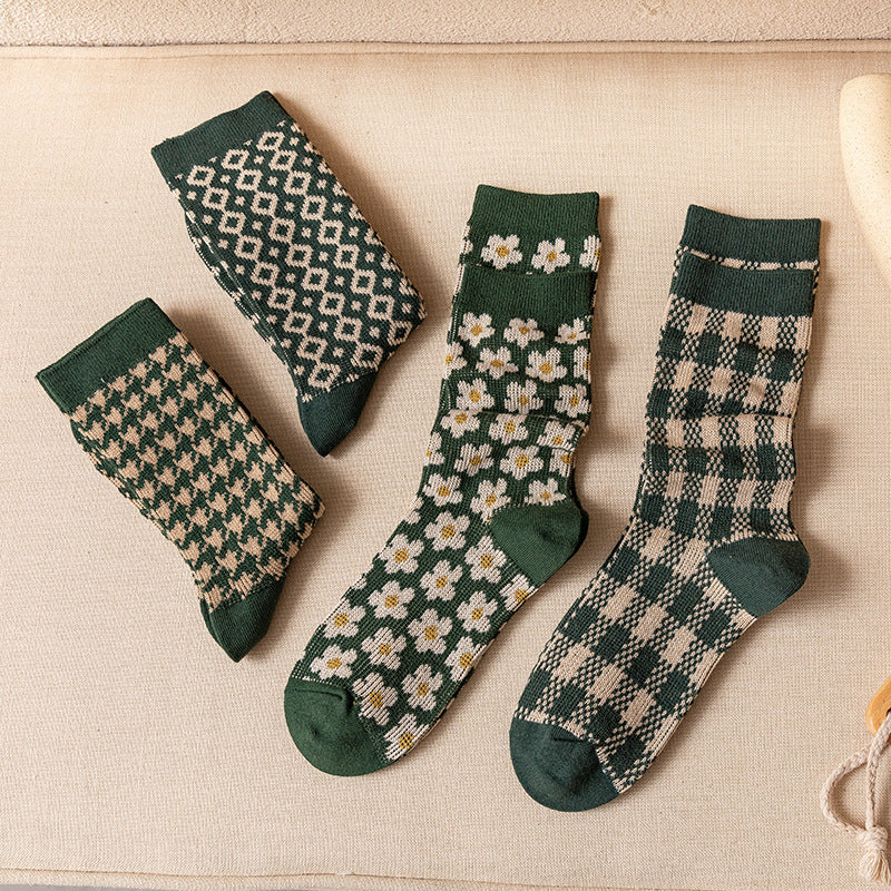 Lange Herbstsocken