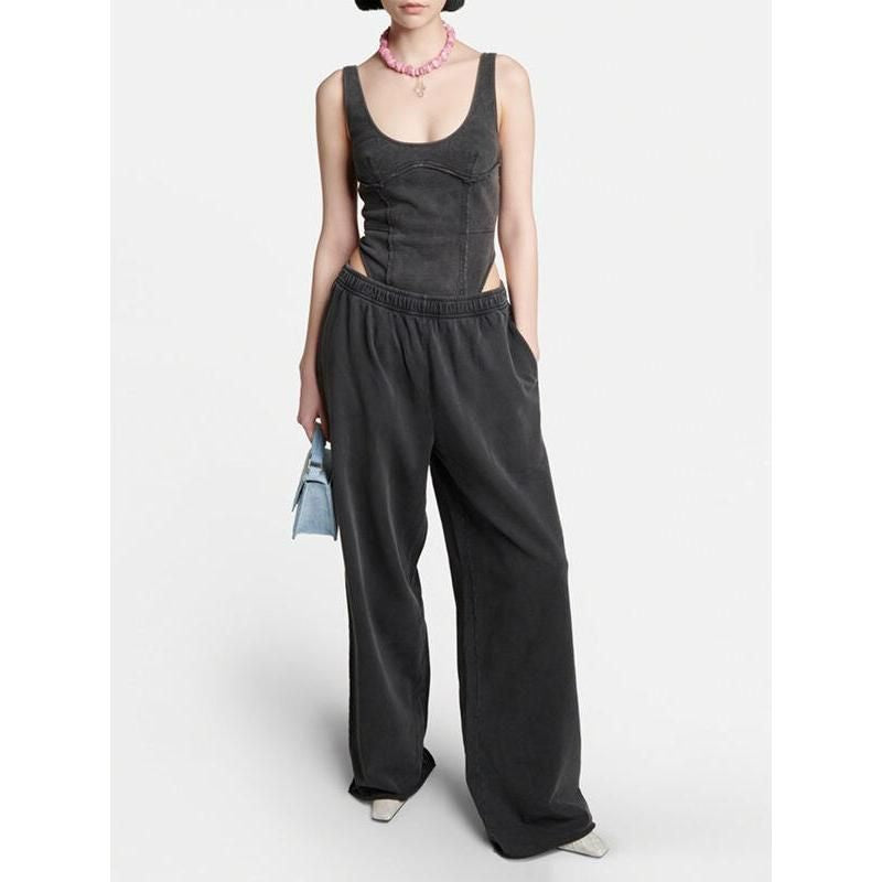 square collar bodysuit, view 6 - MRSLM