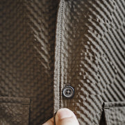 cuban collar seersucker shirt, view 9 - MRSLM