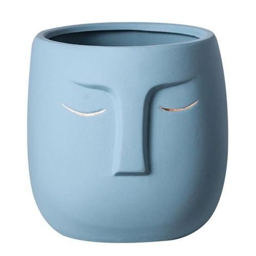 Charming European Style Ceramic Head Vase