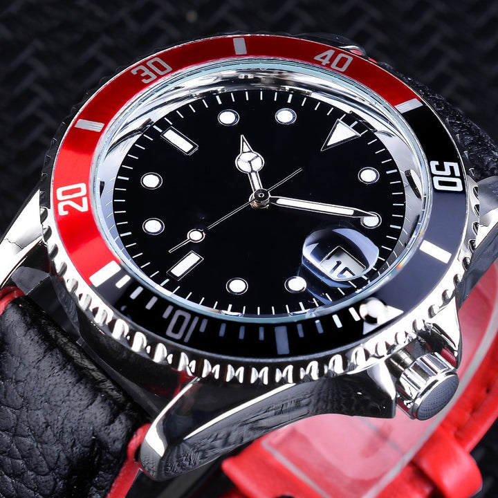 Mechanical Watch Men's Leather Belt Fashion Retro