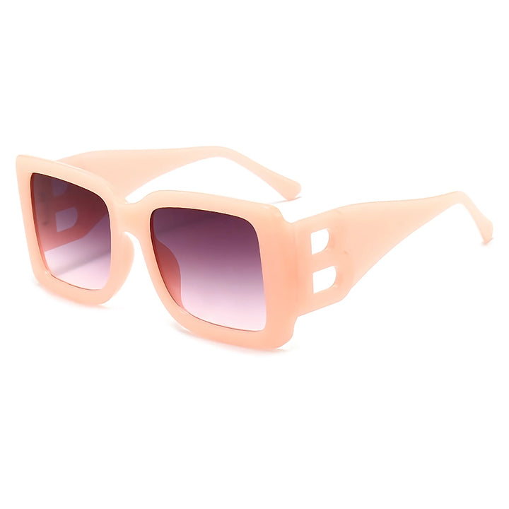 UV400 Stylish Rectangular Frame Oversized Sunglasses