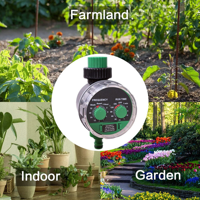 Temporizador automático para rega de jardim com controle digital