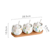 ceramic spice jar set, view 6 - MRSLM