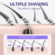 rechargeable lady shaver, view 7 - MRSLM