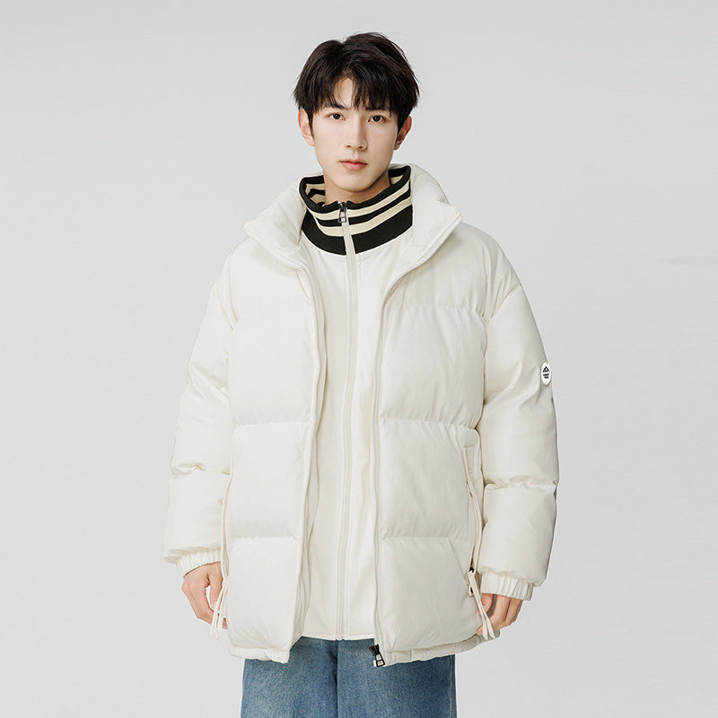 loose outdoor puffer coat, view 4 - MRSLM
