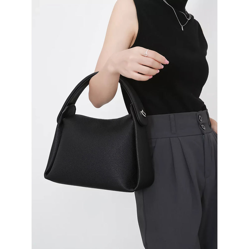 soft leather travel tote, view 6 - MRSLM