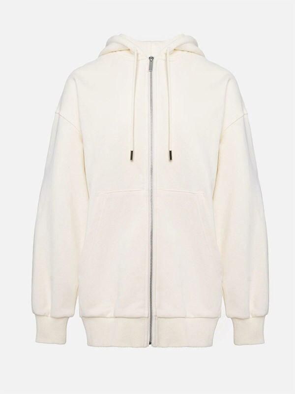 Bequemes Oversized-Hoodie- und Trainingsanzug-Set mit weitem Bein
