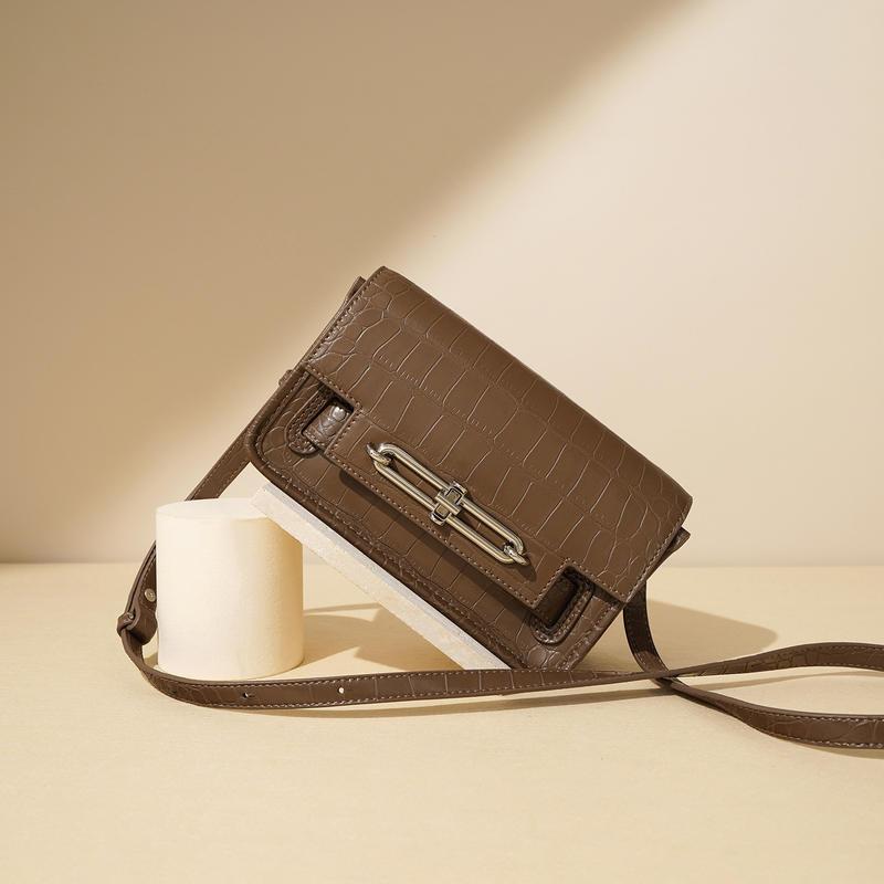 crocodile pattern shoulder bag - MRSLM
