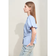 lantern sleeve blouse, view 3 - MRSLM