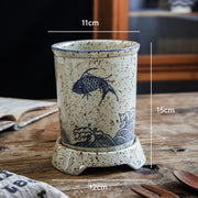 ceramic chopstick storage holder, view 3 - MRSLM