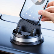 360 rotatable car phone holder with eyeglasses storage, view 2 - MRSLM