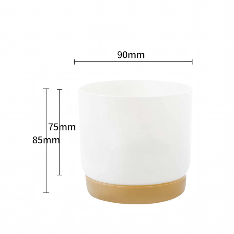 double-layer self-watering succulent plant pot, view 2 - MRSLM