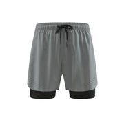 double-layer running shorts, view 8 - MRSLM