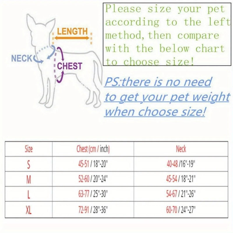 Dogbaby Adjustable Reflective Dog Harness Vest