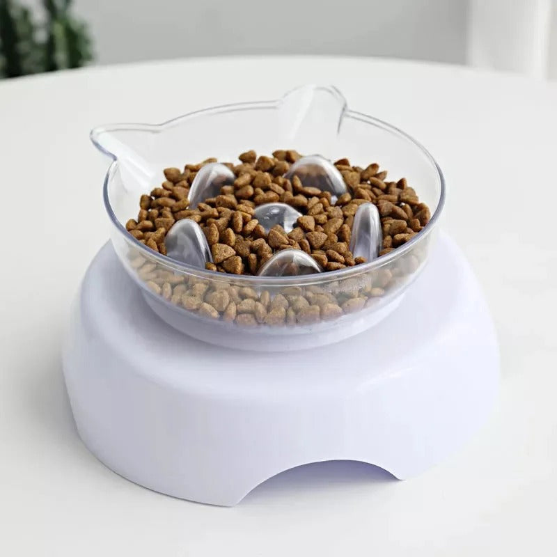 15 degree tilt pet bowl with non-slip stand - MRSLM