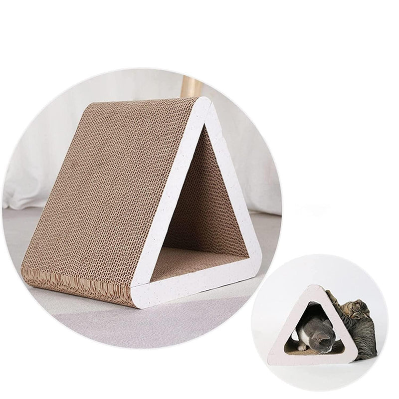 large triangle cat scratching board, view 6 - MRSLM