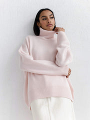 women's turtleneck pullover sweater, view 11 - MRSLM