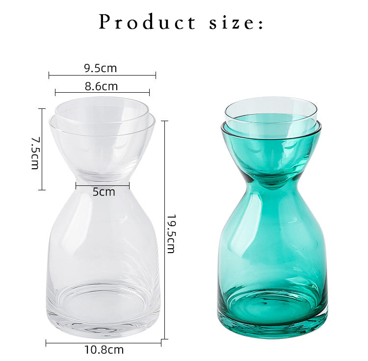 glass water bottle set, view 9 - MRSLM