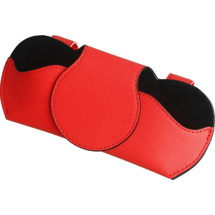 Luxe PU Leather Car Visor Sunglasses Case & Organizer