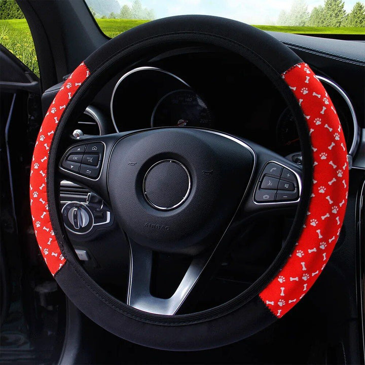 Ethnic Style Print Steering Wheel Cover