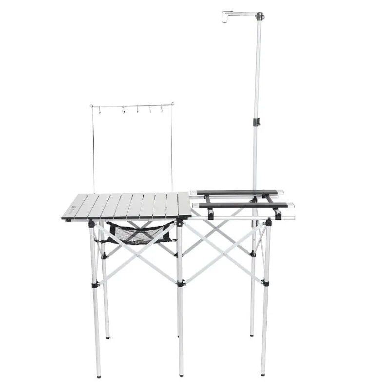 folding camp kitchen table, view 2 - MRSLM