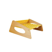 solid wood cat hammock, view 2 - MRSLM