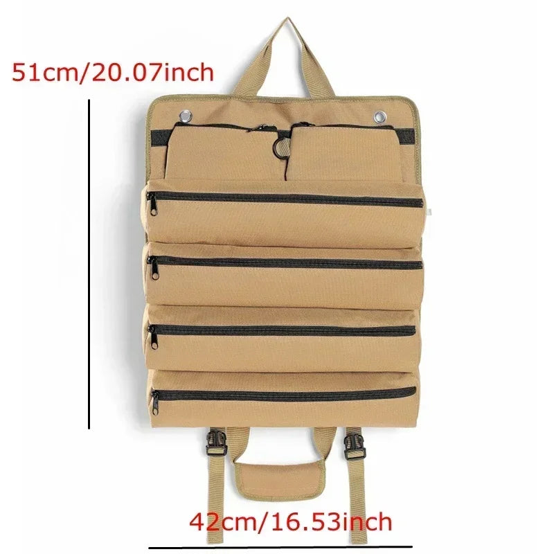 outdoor roll-up storage bag, view 2 - MRSLM