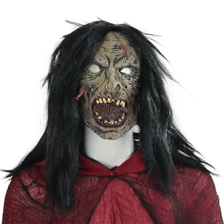 Face Worm Horror Headgear Mask Masquerade Party