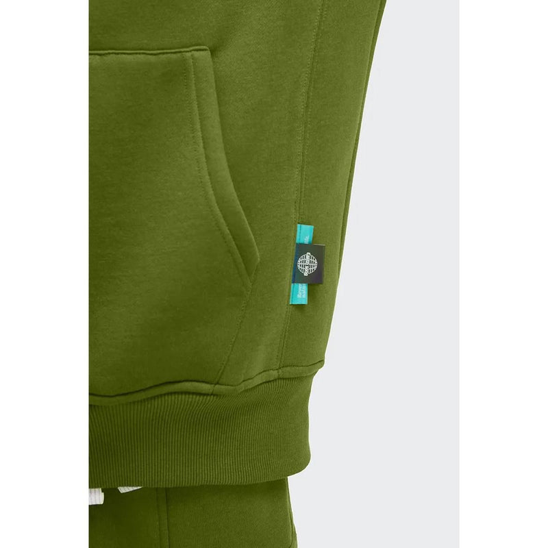 Unisex-Fleece-gefütterter Oversize-Kapuzenpullover mit Reißverschluss