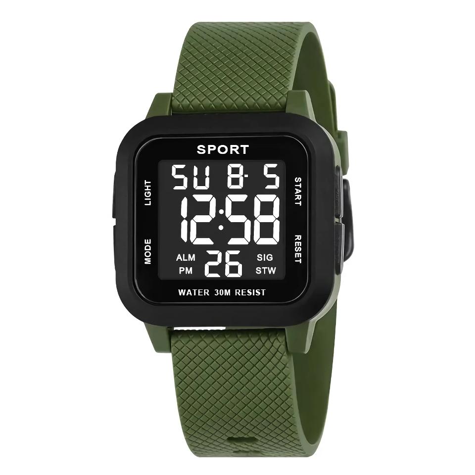 LED Waterproof Military Sports Men's Watch